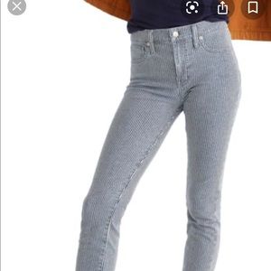 Madewell Railroad Stripe Jeans